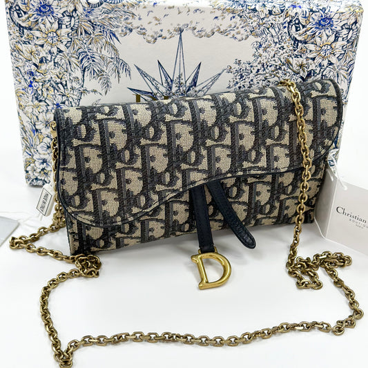 DIOR SADDLE LONG WALLET