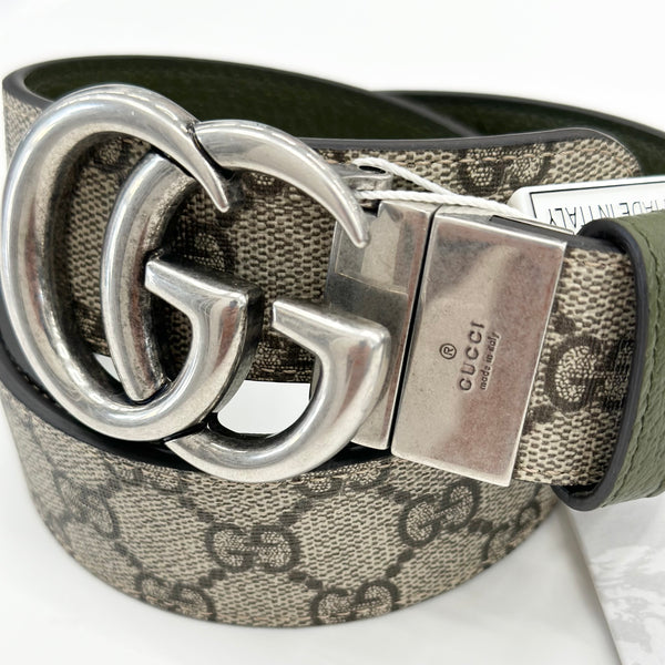 Cintura Gucci GG Supreme Reversibile