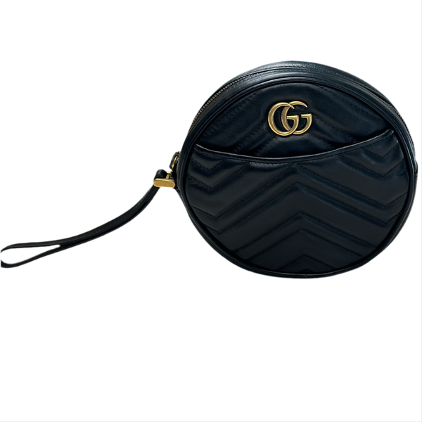 GUCCI GG MARMONT ROUND CLUTCH BAG