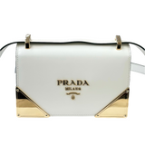 BORSA PRADA EMBLEME BIANCA