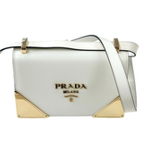 BORSA PRADA EMBLEME BIANCA